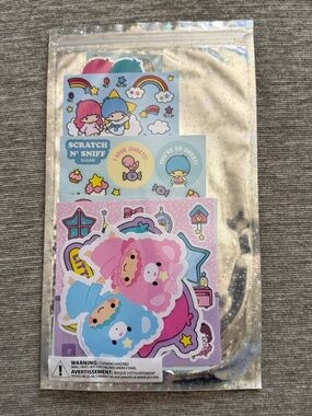 Sanrio Pipsticks Collaboration Little Twin Stars Custom Sticker Pack